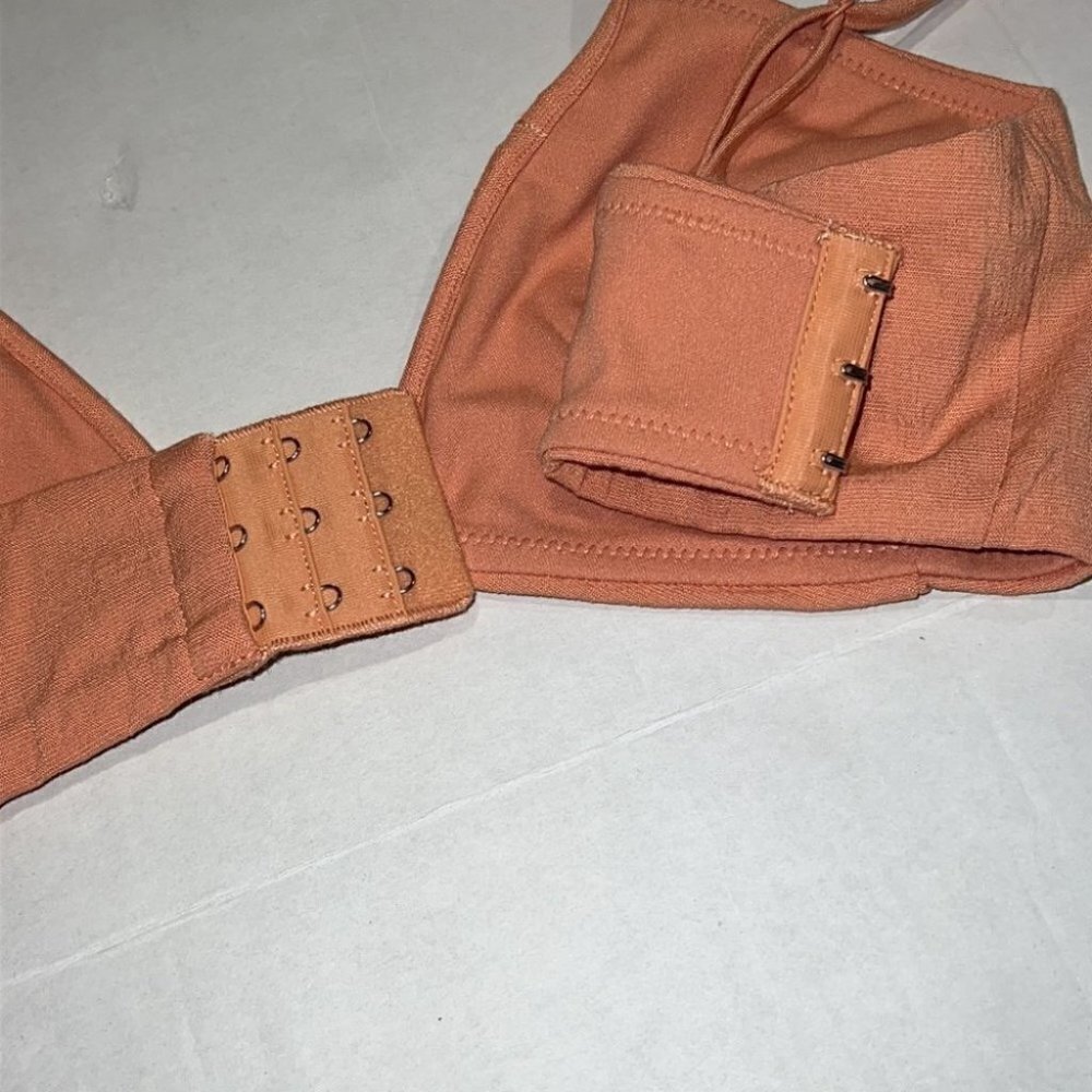 Intimately FP Suri Stretch Woven V-neck Bralette in Canyon moon size Small - Picture 6 of 14